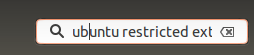 Ubuntu Search Box
